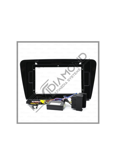 Navıdıamond Skoda Octavia 2013-2019 Android Teyp Çerçeve 10 Inch - Soket - Canbus 9.0 İnç
