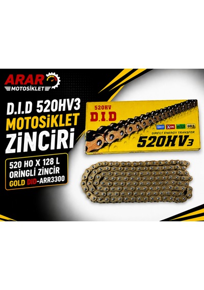 520 H0 X 128 L Oringli Zincir Gold Dıd-arr3300
