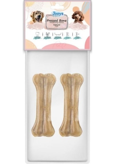Jooys Naturel Pres Köpek Ödül Kemiği 12 Cm 2'li