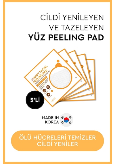 Face Peeling Pad 5'li