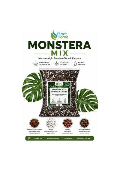 Monstera Ve Philodendron Toprağı Premium Karışım 5 L Diğer