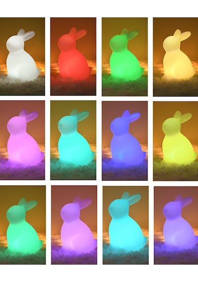 Bunny Glow Şarjlı Masa Lambası Beyaz