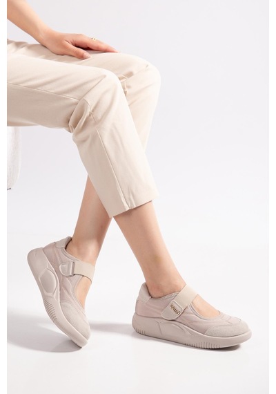 Suins Fable Model Bantlı Günlük Kadın Sneaker Ten