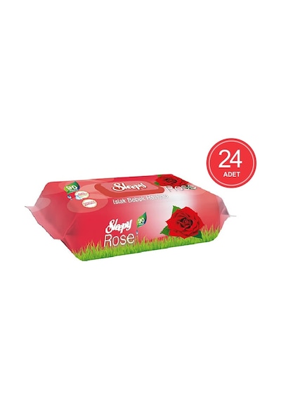Sleepy Gül Kokulu Islak Bebek Havlusu 24 X 90'Lı