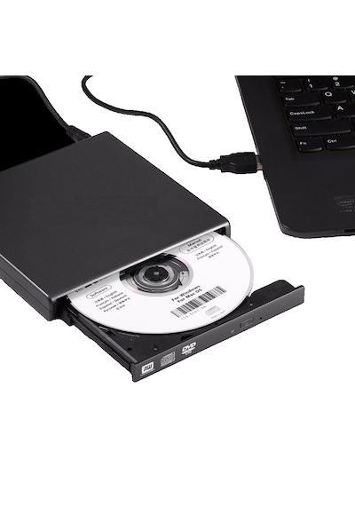 Harici Cd ve Dvd Okuyucu Cd Dvd Yazıcı Usb Den Tak Çalıştır