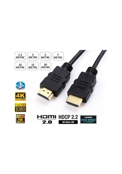 1.5 M 1.5 Metre Hdmi Kablosu Tv Uydu Xbox Ps Pc Kablo