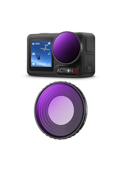 K&f Concept Nd8 3 Stop Lens Filtresi Djı Osmo Action 3/4/5 Pr