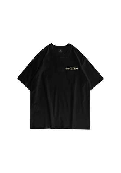 Flood Of Style Unisex Siyah Ghosting Tshirt