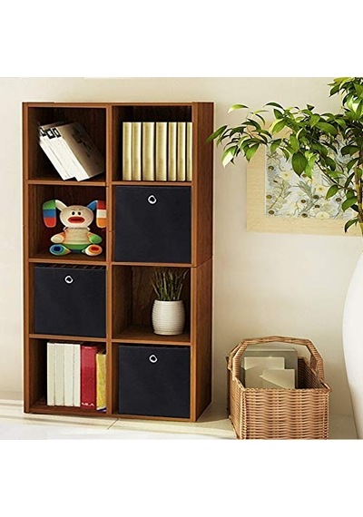 Kutusu 6 Adet Katlanır Kutu Parmak Delikli 30 X 30 X 30 Cm Siyah Çok Renkli