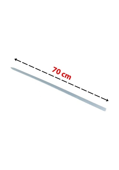 Adana Kebap Şiş Silme Demir 70cm Uzunluk 3mm Kalınlık 10 Adet