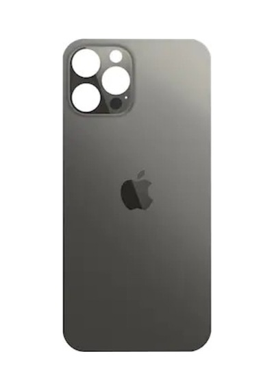Ren.ga.renk İphone 12 Pro Uyumlu Arka Pil Kapağı Cam Siyah Rengaren