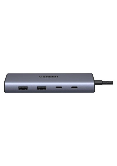 Hub Ugreen 10-en-1 Usb-c 2hdmı 4k60hz 2usb-c3.2 Usb-a3.2 Usb-a3.0 Rj45 Sd Tf Pd100w