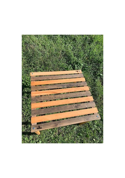 Katlanır Pratik Kurulum Kamp Piknik Plaj Doğa Yer Kaplamayan Masa Ahşap Renkli Tasarım 60 60 50 Ts56 Kahverengi