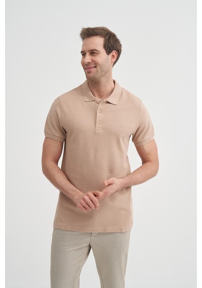Cazador 4613 Polo Pike T-shirt Safari