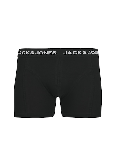 Jack & Jones Erkek Logolu Beli Lastikli 5'li Boxer Paketi - Anthony 12263362 Black Siyah
