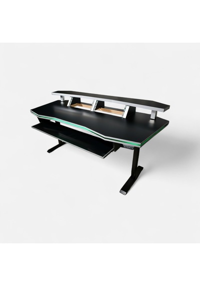 Monodesk Premium Edition Stüdyo Masası Mat Siyah 200 Cm.