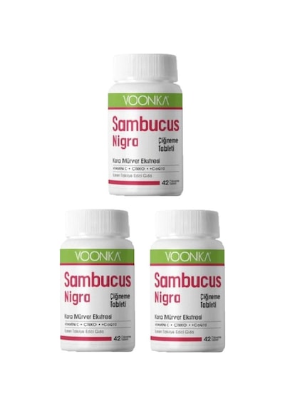 Sambucus Nigra 42 Çiğneme Tableti X3 Adet