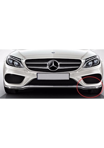 Mercedes C Class W205 Ön Tampon Nikelaji Sol - 2058851374 440481675