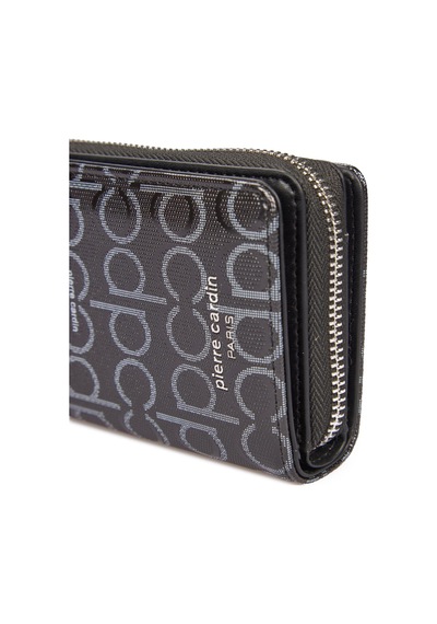 Pierre Cardin 06pc25y610 Kadın Cüzdan Siyah Parlak Monogram