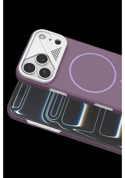 İphone 17 Pro Max Export Magsafe Kapak - Mor