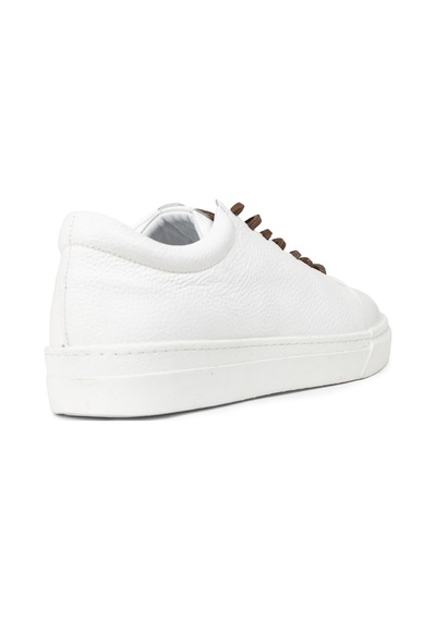 Deery Erkek Hakiki Deri Beyaz Sneaker Ayakkabı - 02004mbyzc01 Beyaz