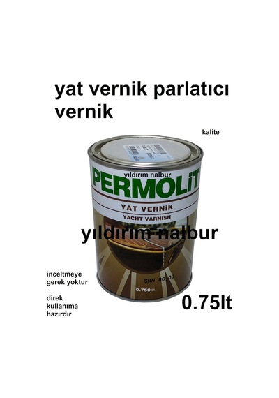 Yat Vernik 0.75Lt Ahşap Verniği Kapı Vernik Çit Vernik