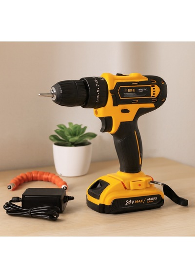 Şarjlı Matkap Seti 24w 1350 Rpm Çantalı