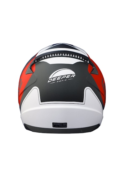 LS2 Rapıd Deeper Kask Mat Kırmızı-Siyah
