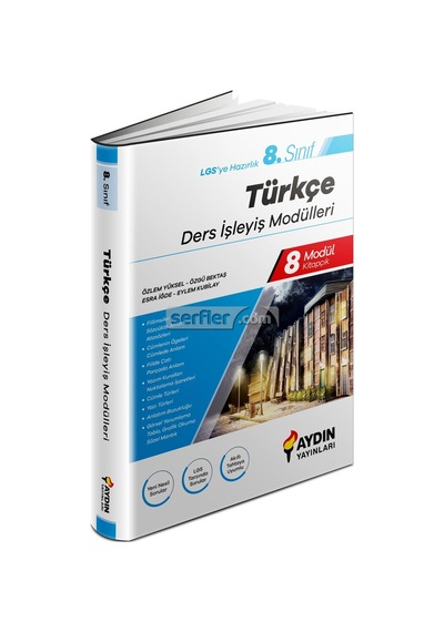 8. Sınıf  Türkçe Ders İşleyiş Modülleri- Aydın Yayınları