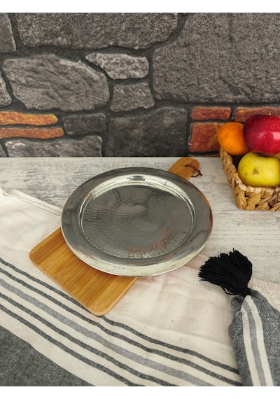 Moda Bakır Bakır Künefe Tepsi 22 Cm Bakır