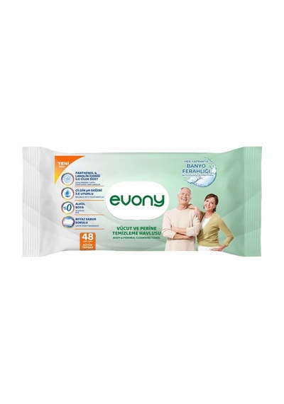 Hasta Vücut Perine Temizleme Islak Mendil Havlu 48 Yaprak Xl Banyo Ferahlığı 5 Li Set Diğer