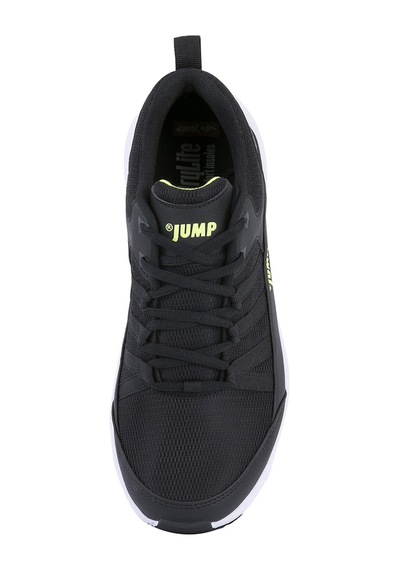 Jump 24865 Unisex Siyah Neon Yeşil Yürüyüş Koşu Spor Ayakkabı Siyah