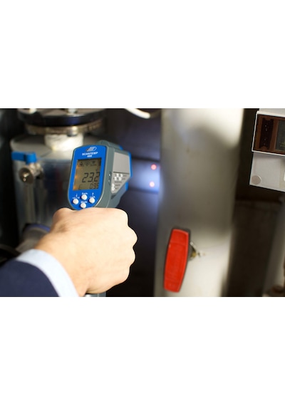 Tfa Dostmann Scantemp 490 Kızılötesi Termometre, Temassız Ölçüm, Yüzey Sıcaklığı, Profesyonel Kullanım İçin, Siyah, U 48 X G 130 X Y 245 Mm