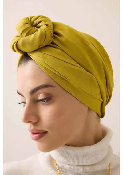 Imannoor Pencere Kafes Hardal Ramy Jakar Şal 70x210 Hardal