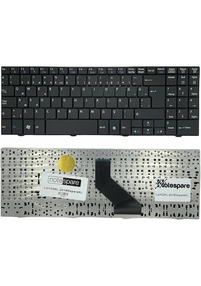 Lg İle Uyumlu A510-u.acg5t, A510-u.ae11t, A510-u.ae12t, A510-u.ae13t Notebook Klavye Siyah Tr