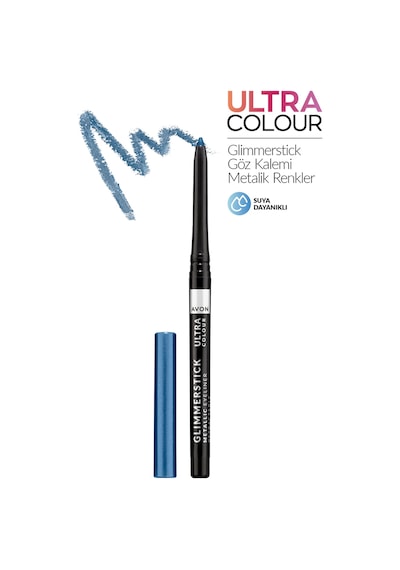 Avon Glimmerstick Asansörlü Metalik Göz Kalemi Electric Blue