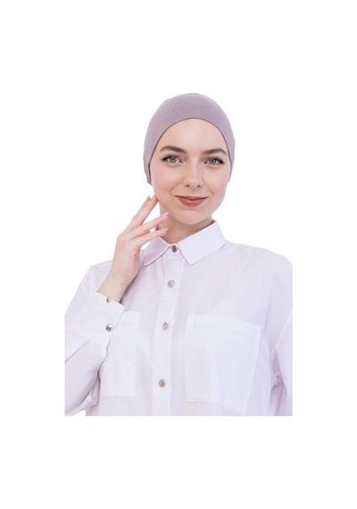 Modish Group Pratik Bone Pamuklu Tesettür İç Bone, Başörtüsü İçin Hazır Viskon Şapka, Namaz Günlük Kullanım İçin Açık Vizon