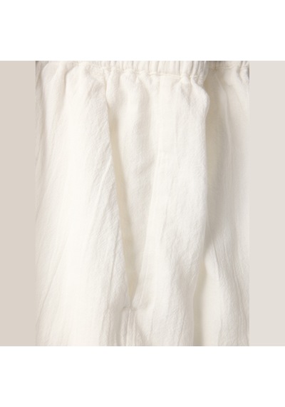 Kadin Bol Kalip Baglama Detayli Sort - Kia - 12290712 Blanc De Blanc