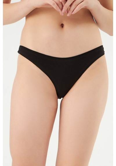 Eros 730 Düşük Bel İzsiz Kadın Slip Külot 3 Lü Paket 3 Renk Çok Renkli