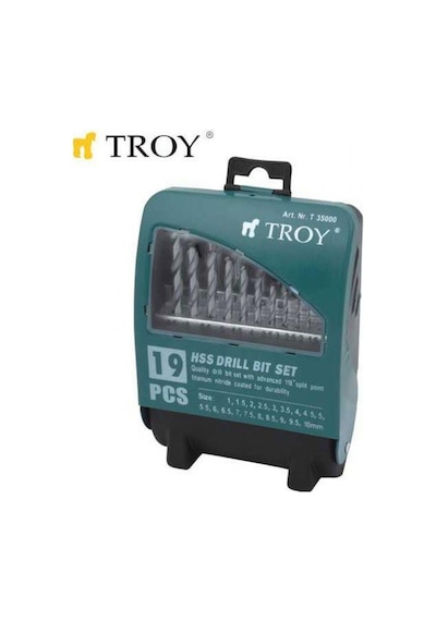 Troy 35000 Hss Matkap Uç Seti 19 Parça
