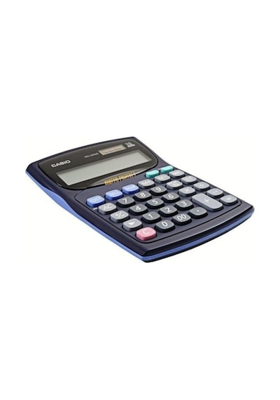 Casio Wd-220Ms-Bu 12 Hane Suya-Toza Dayanıklı Masaüstü Hesap Makinesi