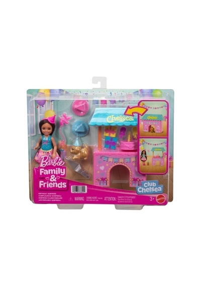 Barbie Chelsea Sürpriz Doğum Günü  Partisi Oyun Seti JJB41