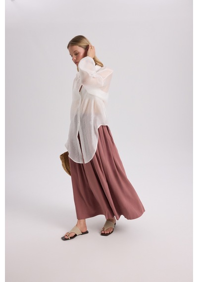 Mai Collection Mai Studios Co. Gabbiano Bağcıklı Pileli Açık Bordo Etek Çok Renkli Mai Collection Mai Studios Co. Gabbiano Bağcıklı Pileli Açık Bordo Etek Çok Renkli
