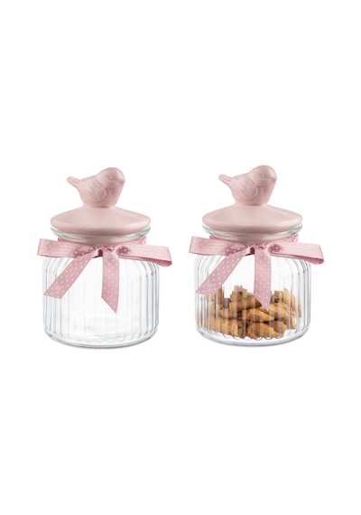 Madame Coco Kuşlu Kavanoz Silindir 650ml 1kkvnz0092650ml