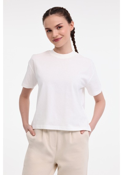 Kinetix Wl Unı 11kt70 5fx Ekru Kadın Kısa Kol T-shirt Bej