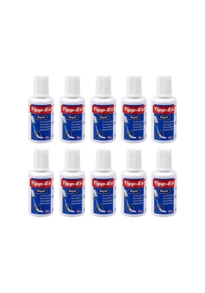 Tipp-ex Sıvı Daksil 20 Ml, Set Of 10, Beyaz