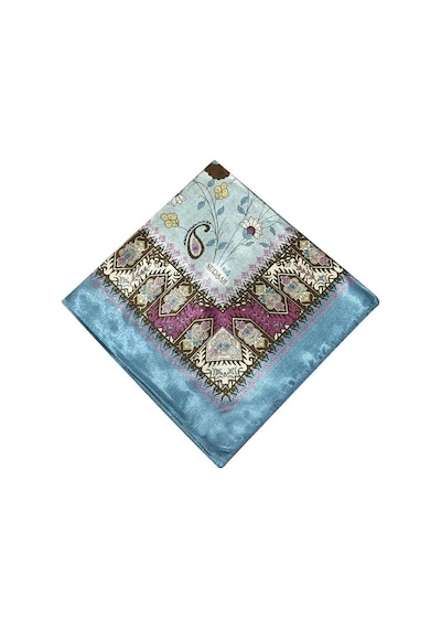 Yenisinial Nurşah Polyester Eşarp Desen 1 Mavi