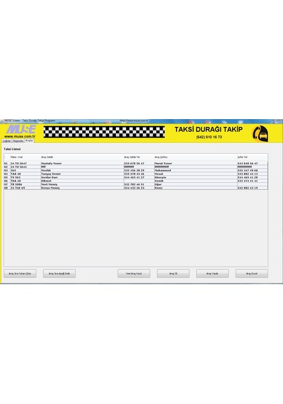 Pyro Taksi Durağı Yazılımı Programı & Caller  Id