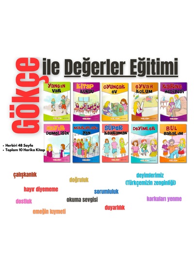 2. Ve 3. Sınıflar Için Gökçe Ile Değerler Eğitimi Hikaye Seti