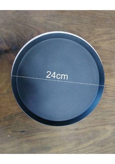 Alüminyum Pizza Tavası Tepsisi 24Cm Teflon